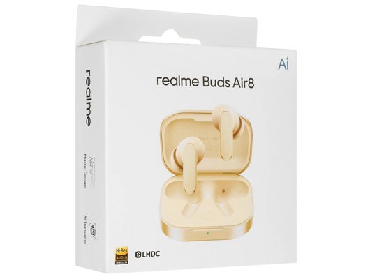 Гарнитуры TWS стерео Realme Buds Air 8 Золотой